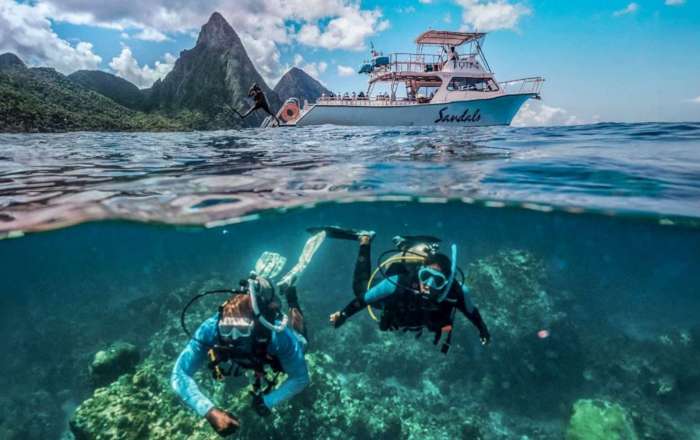 Couple Walking Through the Gardens