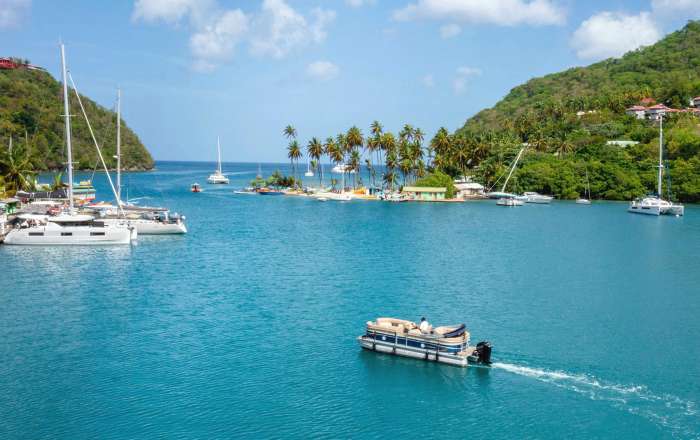 Jump on the Pontoon and Make the Journey Across the Bay