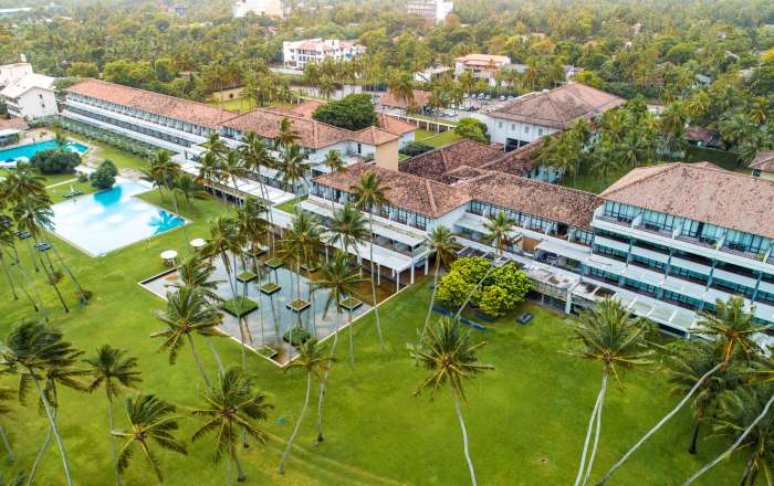 Aerial View of The Blue Water Hotel & Spa