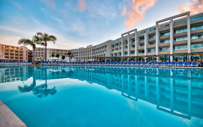 Relax in Malta's largest swimming pool