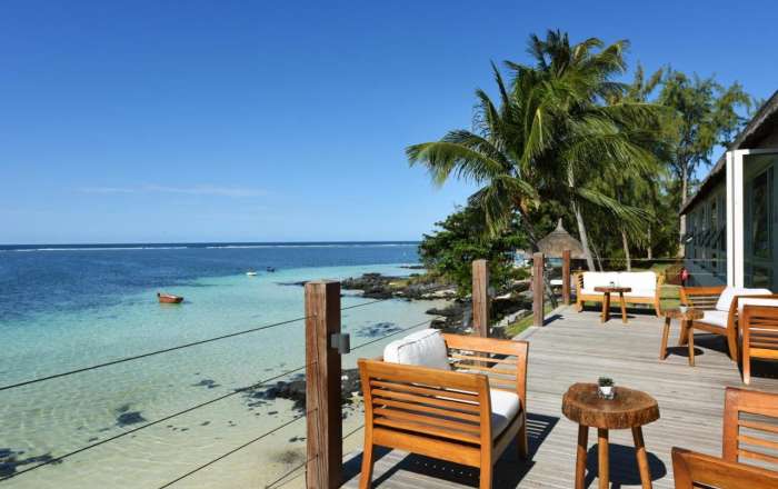 Overlooking the ocean