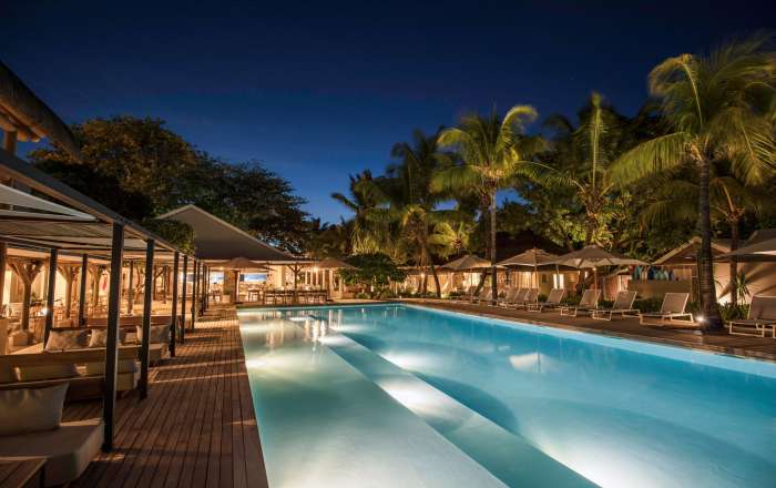 Main Pool at Night Time