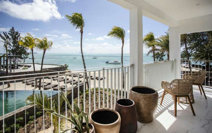 Private Balcony Overlooking the Ocean