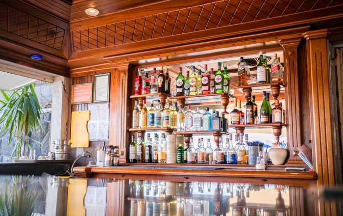 A Variety of Drinks Available