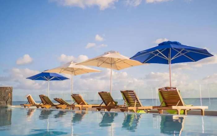 A stunning spot to relax in the Mauritian sun
