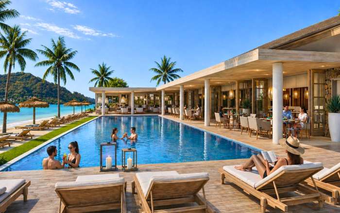 Wess Less Salines Pool & Bar Area