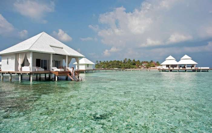 Water Villa with Large Private Terrace & Direct Access to the Ocean