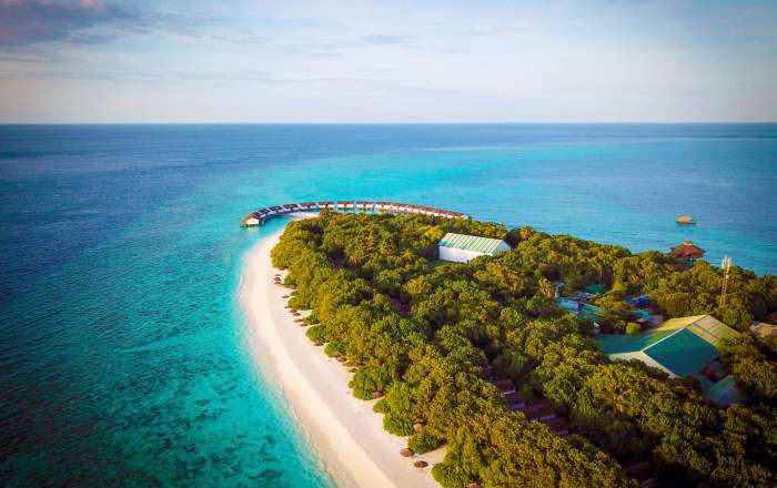 Alluring Aerial View of the Island