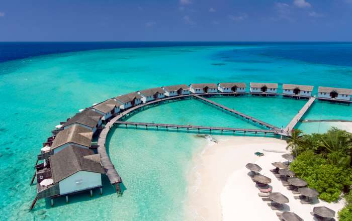 Endless Ocean Views from the Water Villas