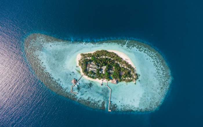 Eriyadu Island Resort - Aerial View