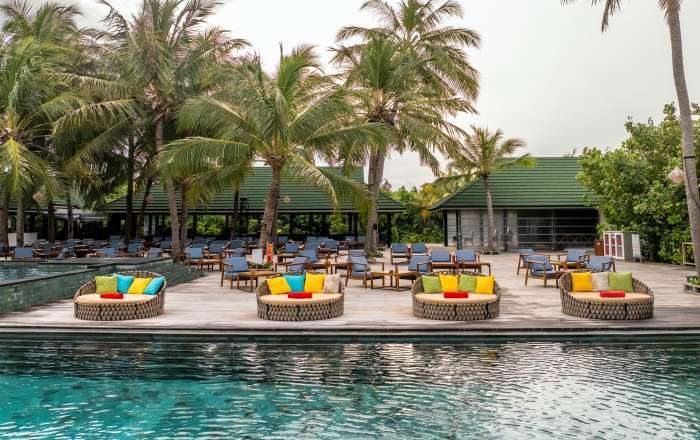 Relax on the Poolside Loungers