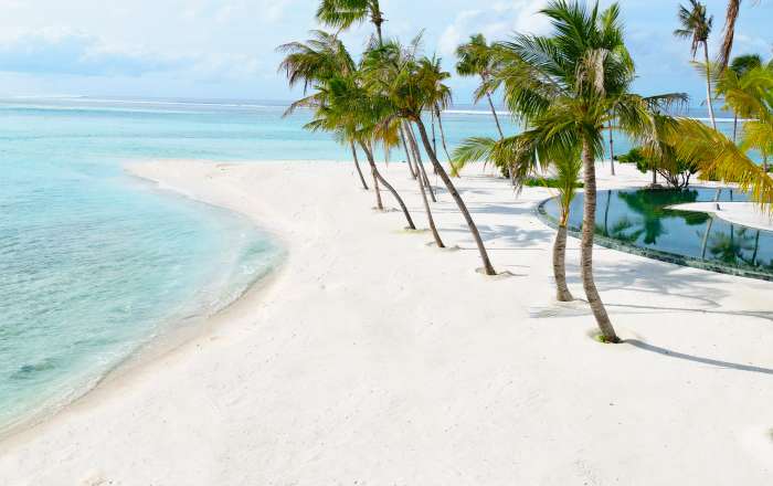 Powder White Sands Meet Azure Oceans