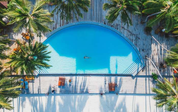 Pool at Medhufushi Island Resort