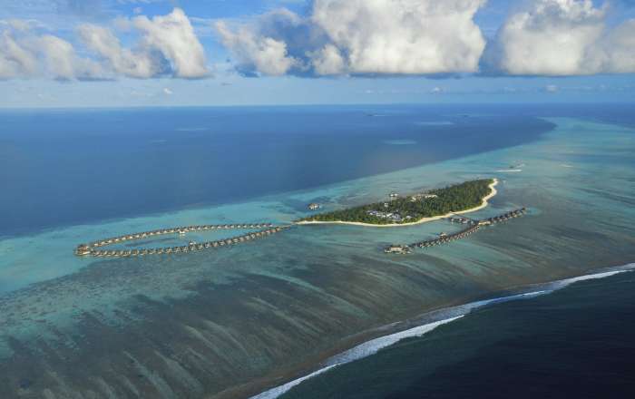 Pullman Maldives Aerial Shot