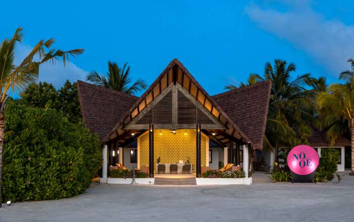 Relaxed Resort Lobby Area