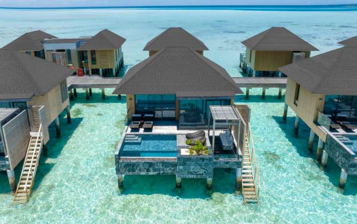 Exterior View of the Aqua Pool Villas