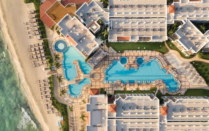 View of Resort, Pools and Beachfront