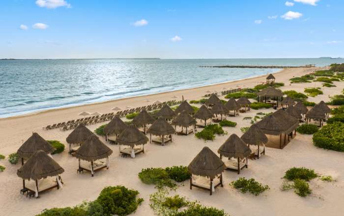 Relax in Luxurious Beach Cabanas
