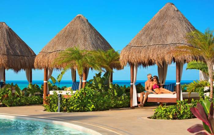 Poolside Balinese Beds
