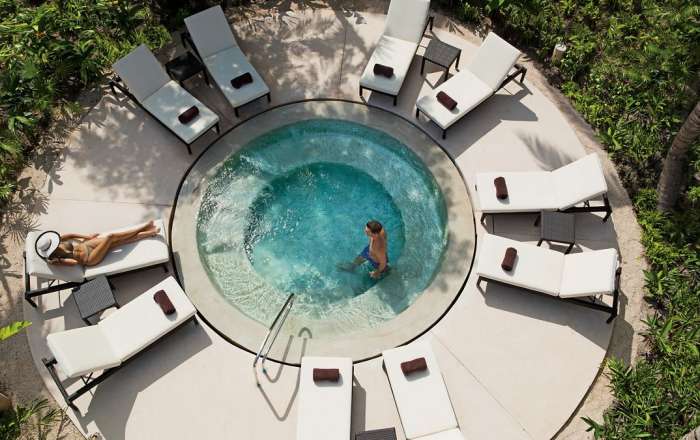 Jacuzzi at Secrets Akumal Riviera Maya