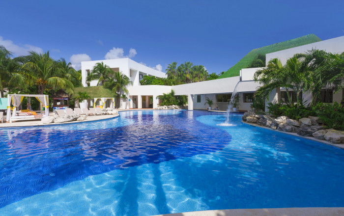 Main image for the offer: FREE Ocean Front Room Upgrade + FREE Bottle of Tequila Upon Arrival at Grand Oasis Tulum.