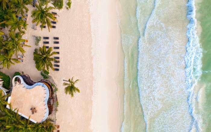 Head to the Nearby Beach