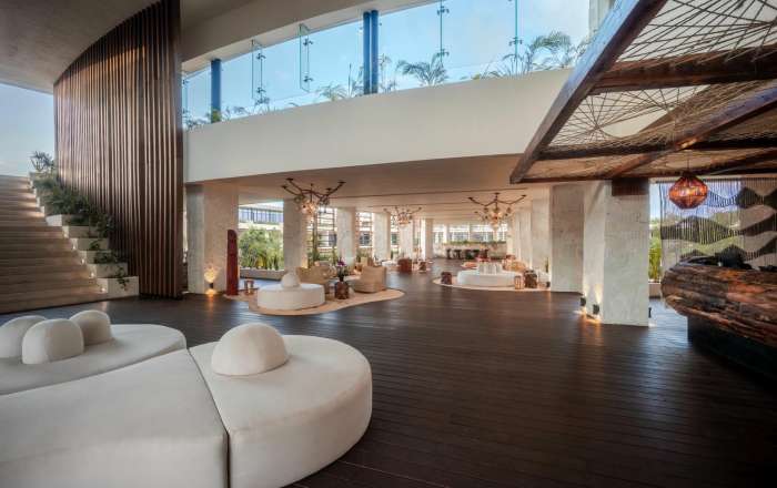 Warm Decorated Lobby