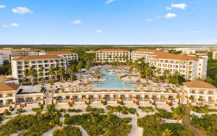 Aerial View of Pool and Beach
