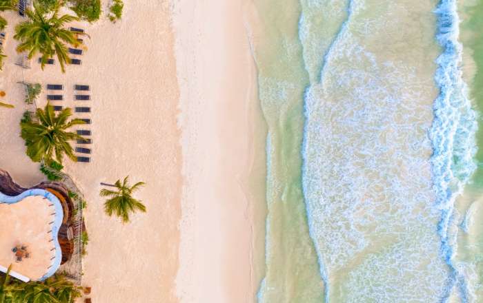 Head to the Nearby Beach