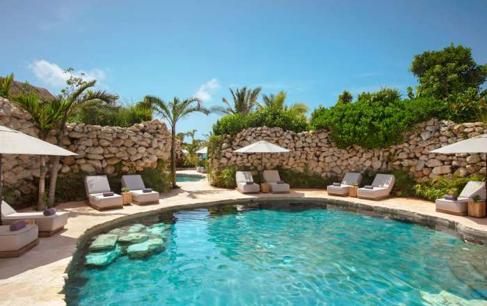 Cenote Pool Tucked Away for Relaxation