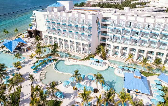 Aerial View of the Accommodation & Pool