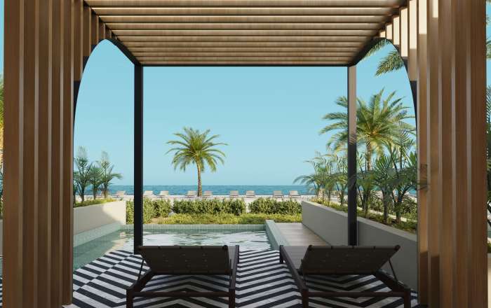 Beachfront Honeymoon Suite with Private Pool