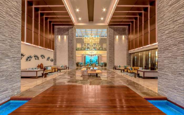 Modern, Chic Reception Area