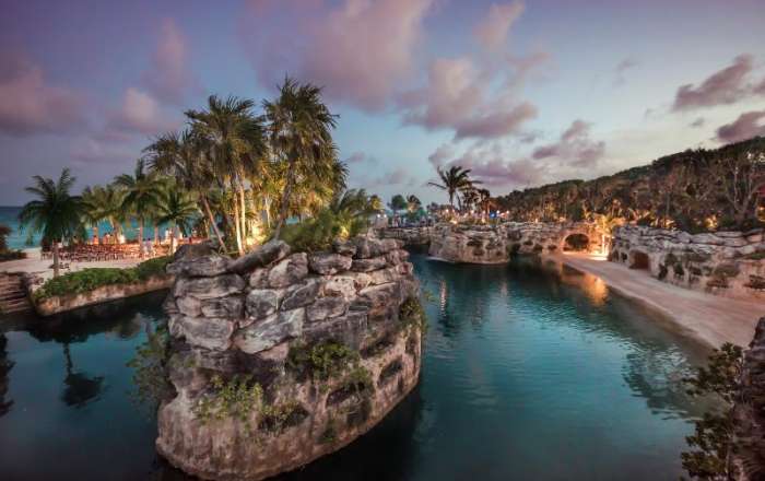 Gorgeous Scenery Lit up at Night