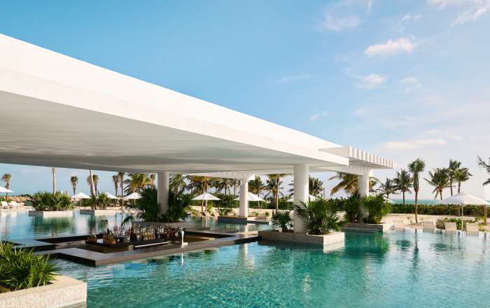 Pool with Swim Up Bar