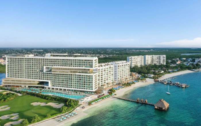 Aerial View of Hyatt Vivid Cancun