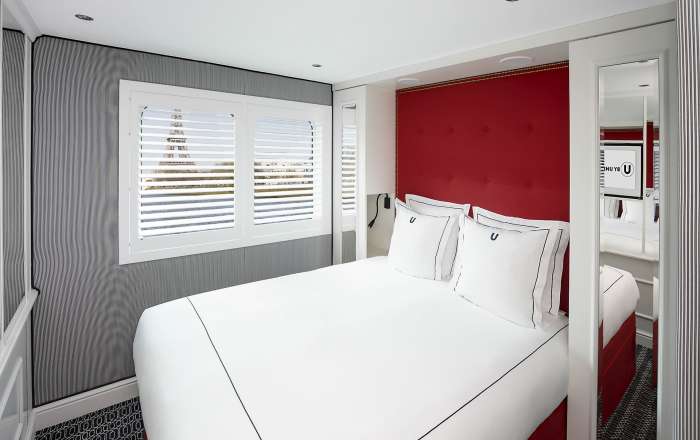 Classic Bedroom with Waterfront Views