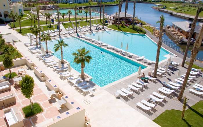 The Stunning Pool Area at Domes Lake Algarve
