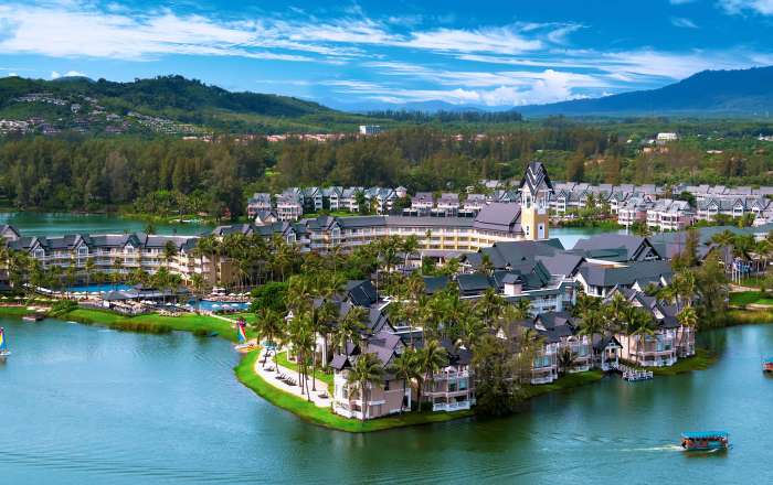 Aerial Shot of Angsana Laguna Phuket Resort