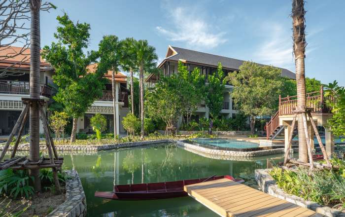 Explore the Resort Via the Waterways