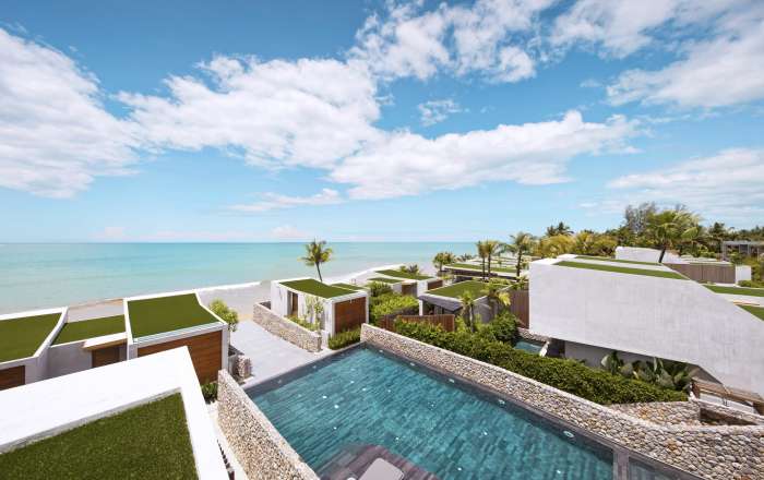 Main Pool Area Overlooking the Bay