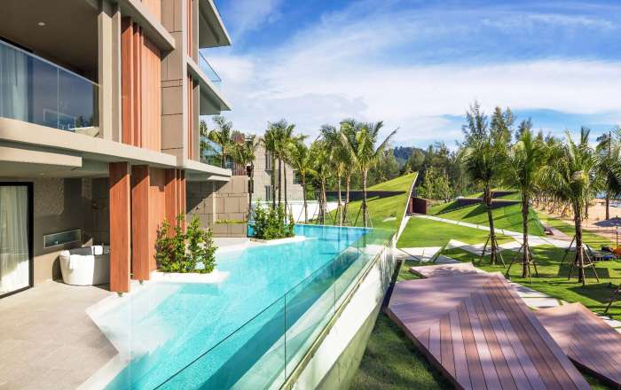 Resort Grounds Overlook a Stunning Landscape