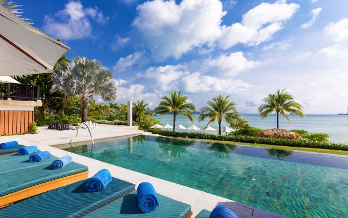 Relax at the Infinity Pool