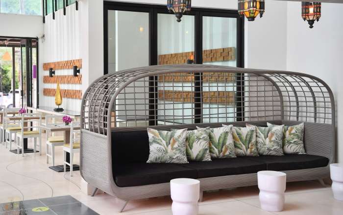 Take a Moment to Sit Down in the Beautiful Reception Area