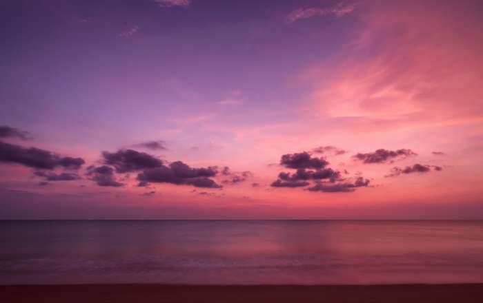 Stunning Sunset on the Hotel Beach