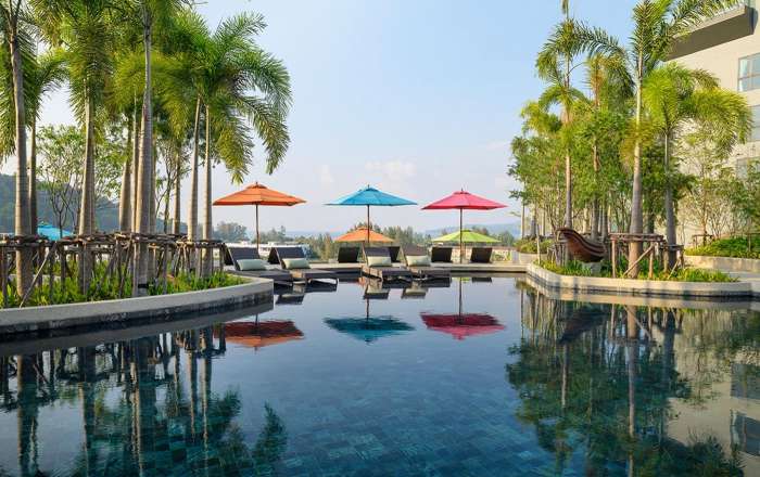 Sit Back Beside the Soleil Pool