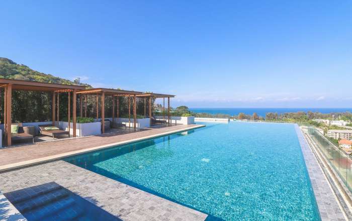 Enjoy Panoramic Ocean Views from the Rooftop Infinity Pool