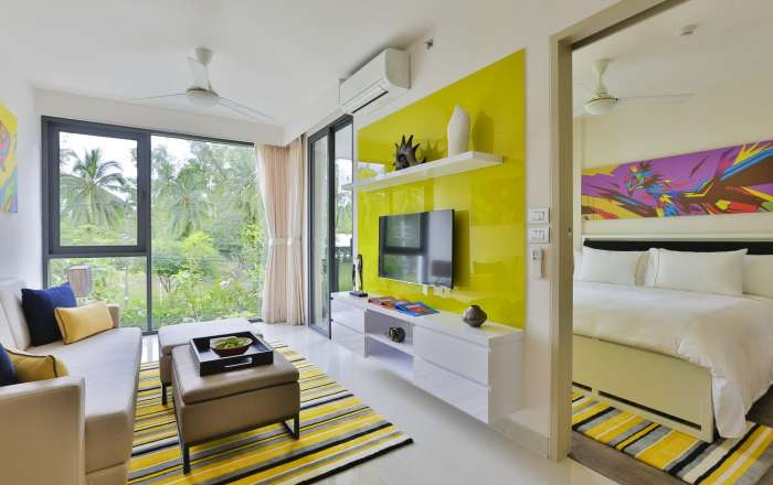 One Bedroom Suite Courtyard or Garden View