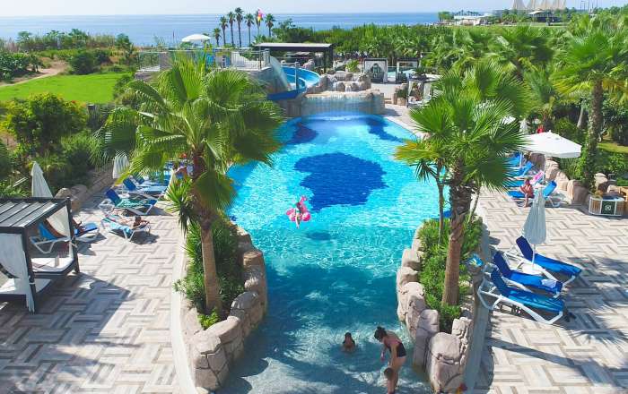 Aerial Shot of the Main Pool