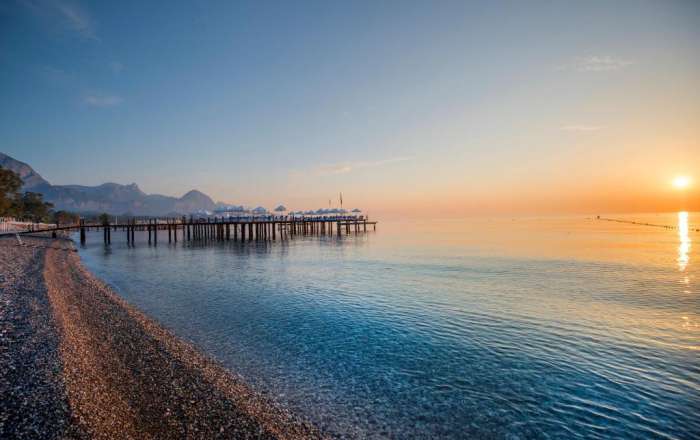 Enjoy a Gorgeous Beachfront Sunset